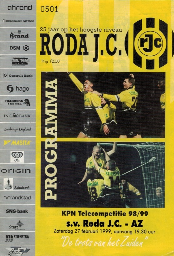 AZ Programma 27-feb-1999 Roda JC uit
